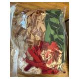 100 Pcs Velvet Bows for Christmas Tree Ornaments, 5x7 Inch