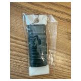 100 Pcs Velvet Bows for Christmas Tree Ornaments, 5x7 Inch