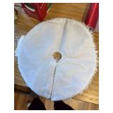 Christmas Tree Plush Skirt Decoration 15" Mini Xmas Tree Skirt