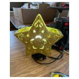 3D LED Gold Tree Topper with 2 Dynamic Projection Modes
