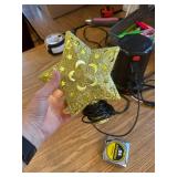 3D LED Gold Tree Topper with 2 Dynamic Projection Modes