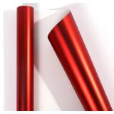 Glitter Metallic Red Gift Wrapping Paper (17"x32.8