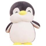 Stuffed Penguin Plush 12 Inch Gray Super Soft Cute Plushies
