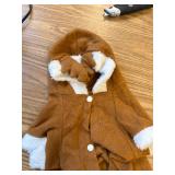 NACOCO Pet Costumes Christmas Elk Santa Fleece for Small Dogs