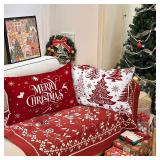 Lanpn 12x18 Christmas Pillow Covers Set of 4, Decorative Pillows