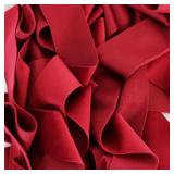 2 Rolls Christmas Red Velvet Ribbon 1 1/2" for Crafting