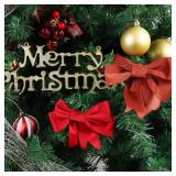 2 Rolls Christmas Red Velvet Ribbon 1 1/2" for Crafting