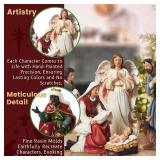 $90 TOETOL 13-Piece Nativity Set, 7.9 In Tall, Christmas Decor