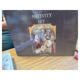 $90 TOETOL 13-Piece Nativity Set, 7.9 In Tall, Christmas Decor