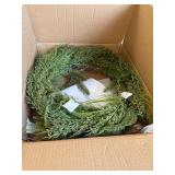 $80 LampLust 24" Winter Wreath, LED Lights, Battery, Indoor/Outdoor