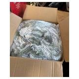 $60 9 Ft Norfolk Snow Pine Garland w/ Lights for Home Decoration