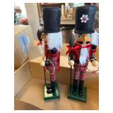 Ornativity Christmas Nutcracker Plaid Red/Black 15" Decor.