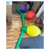$60 SEASONBLOW 15 FT Christmas Inflatable Ornaments Balls Decoration