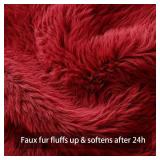 4TH Emotion Christmas Tree Pillow Covers 18x18 Set of 2, Red