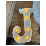 Mudder 3 Pcs Lighted Joy Sign for Indoor/Outdoor Xmas Decor