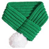 Knitted Dog Christmas Scarf & Bandana, Pet Party Accessories