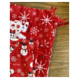 12PCS Christmas Gift Bags, Assorted Sizes, with Tags & Drawstrings