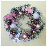 24 Pack Christmas Glitter Berries Stems, 8.5" for Xmas Decor