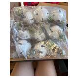 9 Pcs Christmas Bells Ornament 3.1" Sleigh Letter Bells Decoration