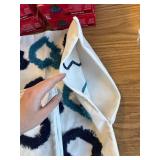 Hanukkah Pillow Covers Set of 2 18x18 Inch Dreidel Blue