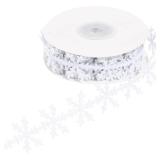 16.4ft Snowflake Trim Ribbon, DIY Wedding Birthday Supplies