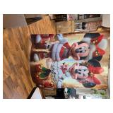 Christmas holiday shower curtain 70 x 70 in