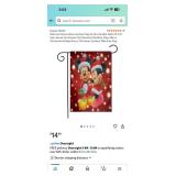 Christmas holiday shower curtain 70 x 70 in