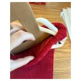 Knit Monogram Christmas Stocking Red A - Wondershop