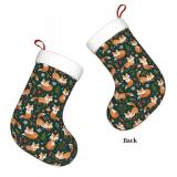 Cute Fox Stockings Ornaments Candy Bags for Holiday Party