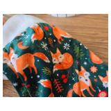 Cute Fox Stockings Ornaments Candy Bags for Holiday Party