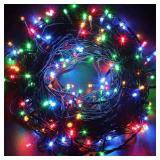 Twinkle Star 200 LED 66 FT Multicolor Christmas Lights, 8 Modes