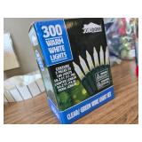 Joiedomi Christmas Lights Outdoor, 300 Counts, 67.5ft Waterproof