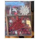 VODORA 73 Pcs Christmas Tree Ornaments Set - Red Style