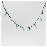 100ct LED Indoor Outdoor Mini Christmas String Lights Multicolor