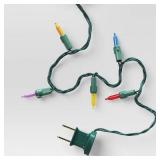 100ct LED Indoor Outdoor Mini Christmas String Lights Multicolor