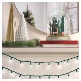 100ct LED Christmas Lights Warm White - Indoor/Outdoor, Electric