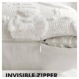 MIULEE Christmas Pillow Covers 18x18 Set of 2 Snowman Decorative
