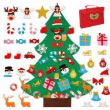 OurWarm 3ft DIY Felt Christmas Tree for Kids with 30pcs Ornaments