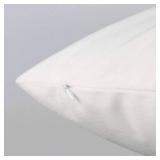 Set of 2 Red/White Candy Xmas Pillow Covers 18x18 Inch