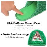 SOULROSE Christmas Bling Slippers for Women Memory Foam