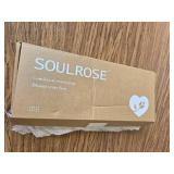 SOULROSE Christmas Bling Slippers for Women Memory Foam