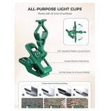 $60 C7 C9 Christmas Lights 100 Count Spring Clips, Shatterproof