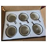$60 Uiifan 12 Pc Christmas Gingerbread Mugs Set, 12 oz Coffee Cups