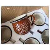 $60 Uiifan 12 Pc Christmas Gingerbread Mugs Set, 12 oz Coffee Cups