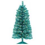 Decoway Pre-Lit 4ft Christmas Tree, Warm Lights, Stand Included