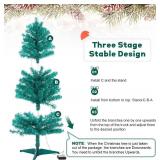 Decoway Pre-Lit 4ft Christmas Tree, Warm Lights, Stand Included