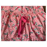 Faretumiya Women Christmas Candy Cane Pj Set Knotted Shorts