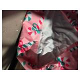 Faretumiya Women Christmas Candy Cane Pj Set Knotted Shorts