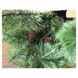 YoleShy 6 FT Smokey Pine Prelit Christmas Garland Indoor