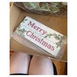 18" Christmas Wreath with Berries, Pine Cones, Eucalyptus Leaves